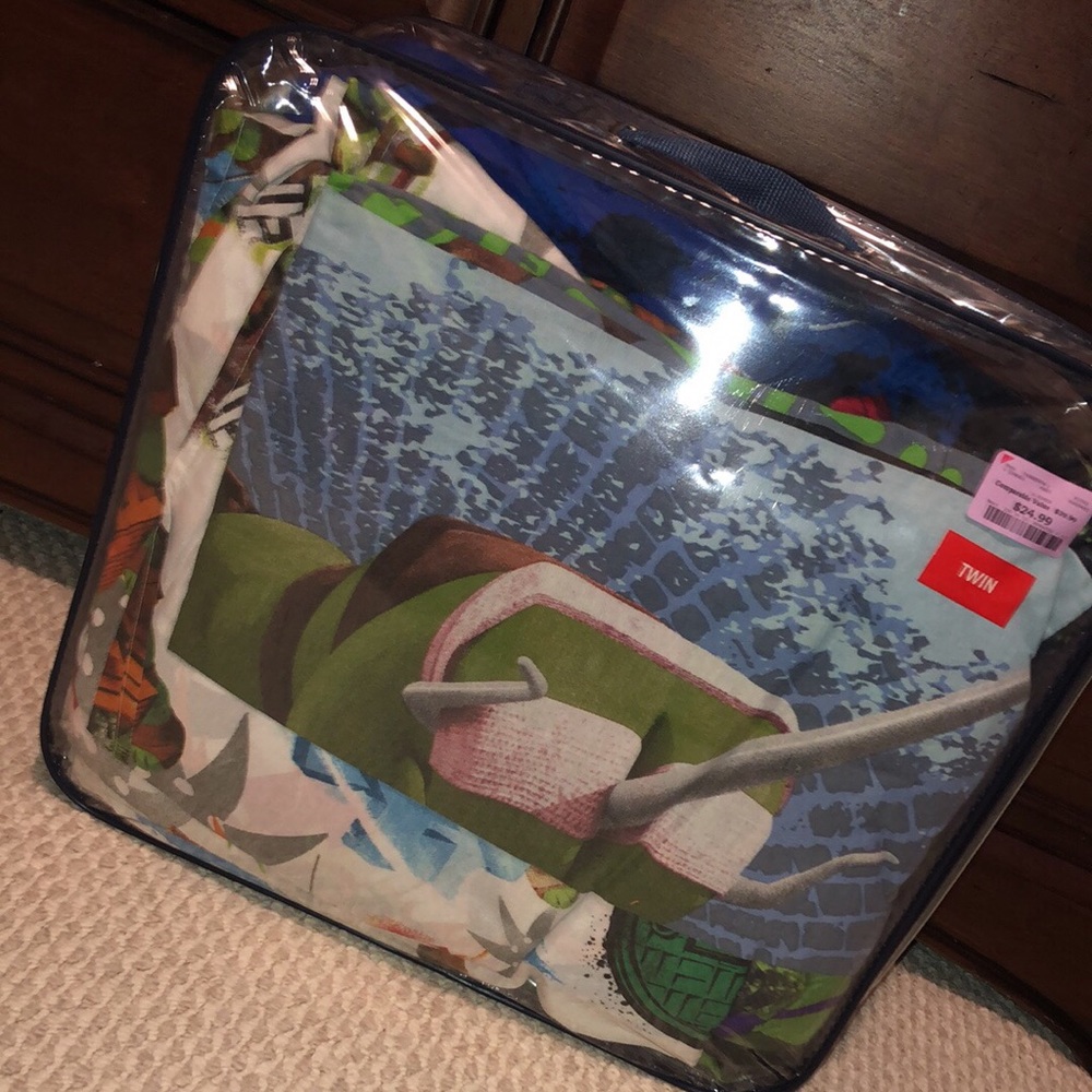 Ninja turtle comforter set